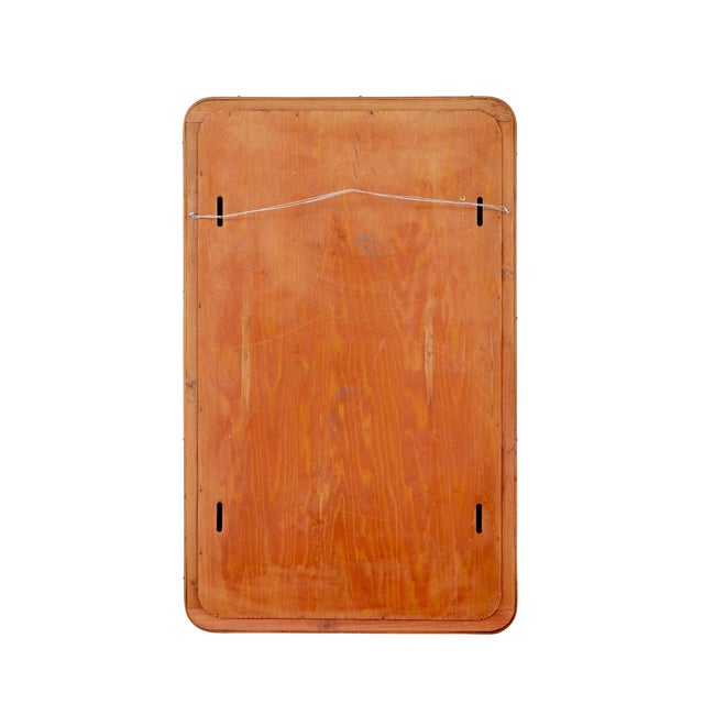 Mid-Century Modern Mid-Century Swedish Shaped and Segmented Wall Mirror, 1960 For Sale - Image 3 of 7