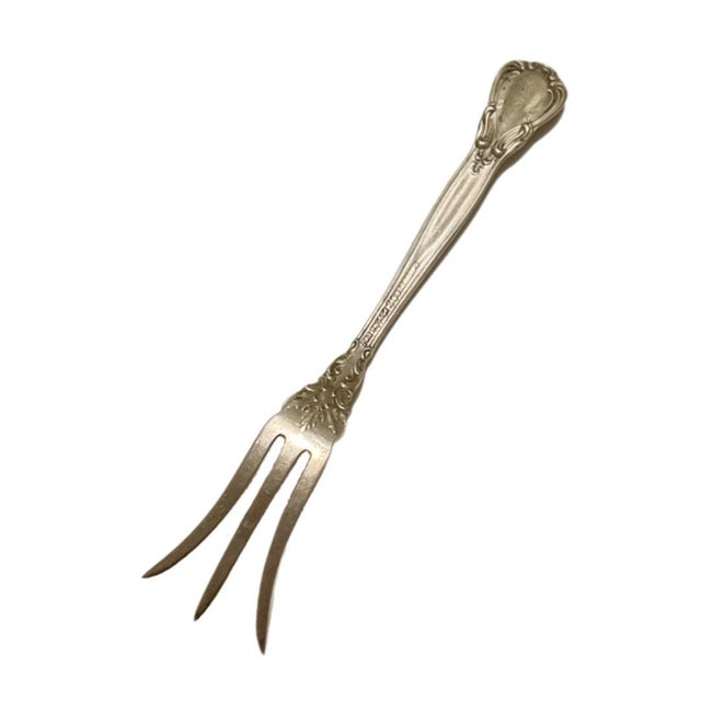 Traditional Mid 20th Century Chantilly Sterling - Gorham • 3 Demitasse Spoons • 2 Lemon Forks - Set of 5 For Sale - Image 3 of 7
