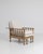 1940s Mid-Century Reclining Lounge Armchair with Pull-Out Footrest in Bouclé Upholstery For Sale - Image 5 of 18