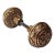 Antique 1880s American Vernacular Bronze Door Knobs- A Pair For Sale