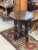 Antique Table Stand . Uk Import. This Table has Primitive Style and hand Carved Floral Design and has Great Character...