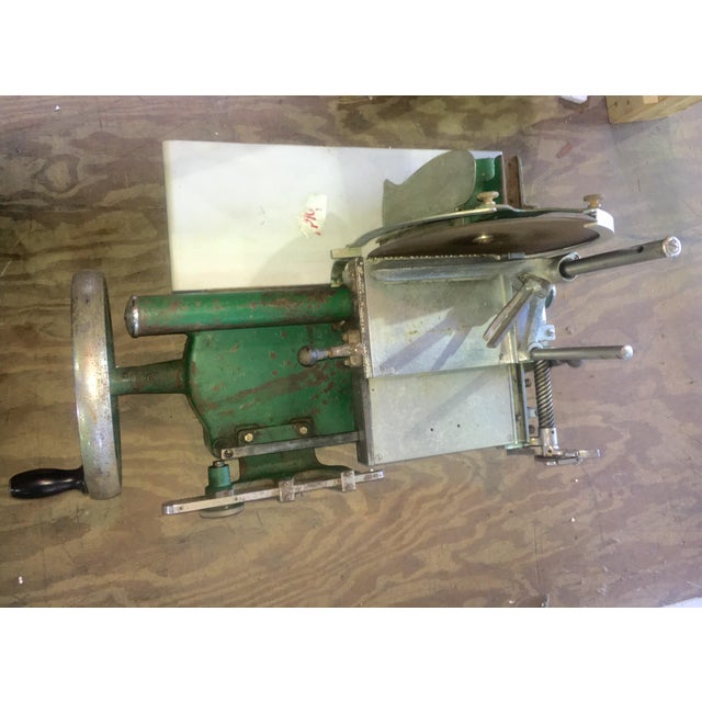 Antique Berkel Hand Crank Deli Meat Slicer Chairish