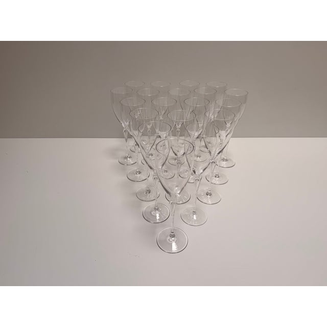 1990s Maitre Champagne Glasses from Rosenthal, 1990s, Set of 19 For Sale - Image 5 of 9