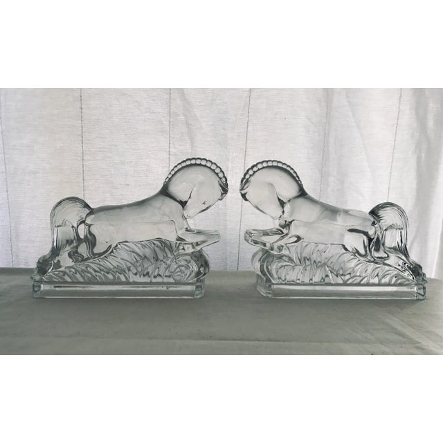 1940s 1940s Art Deco L E Smith Horse Bookends - A Pair For Sale - Image 5 of 5