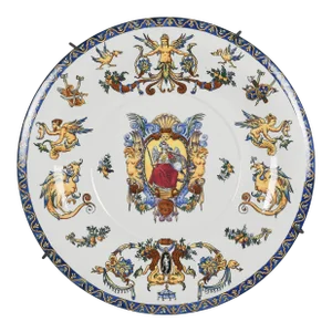 19th Century French Gien Faience Platter