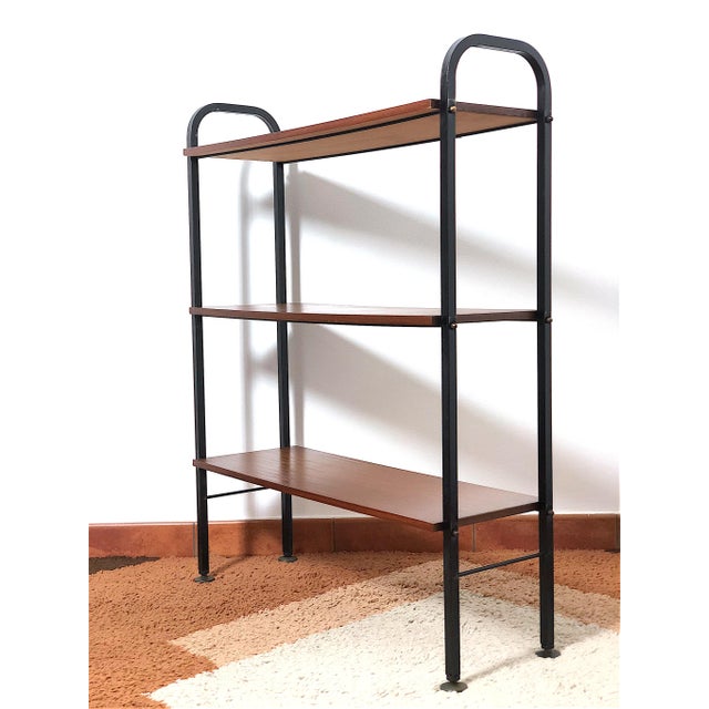 Vintage 5-Shelf Bookcase, Italy, 1960s For Sale - Image 11 of 11