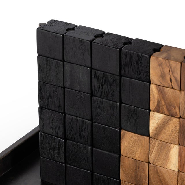 Four Hands Four In a Row - Natural Guanacaste For Sale In Austin - Image 6 of 10