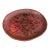 Vintage Hand-Hammered Copper Plate With Patina. For Sale