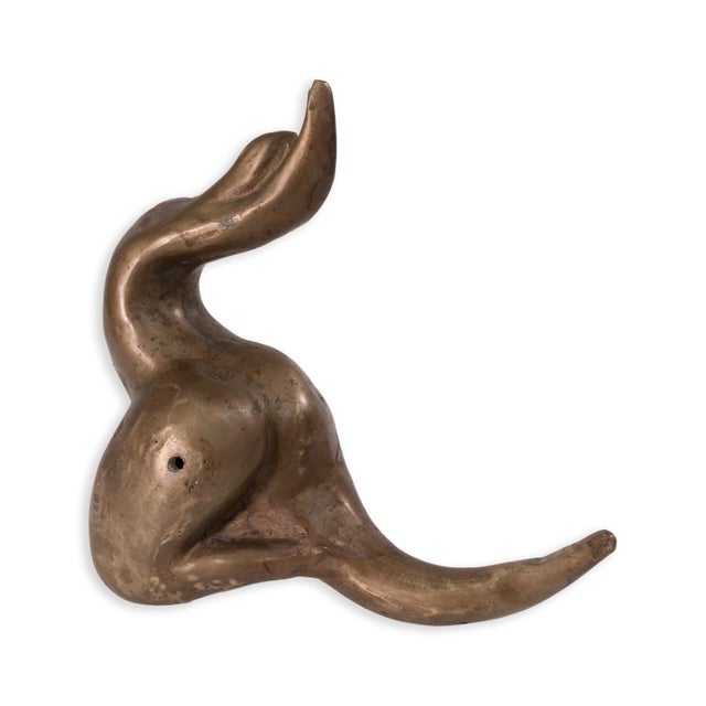 1990s Richard Kozlow - Untitled (Abstract Figurative), 1996 Modernist Bronze Sculpture For Sale - Image 5 of 7