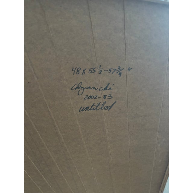 Abstract Large Original 2002 Geometric Abstract Painting by Bob Chrzanowski For Sale - Image 3 of 4