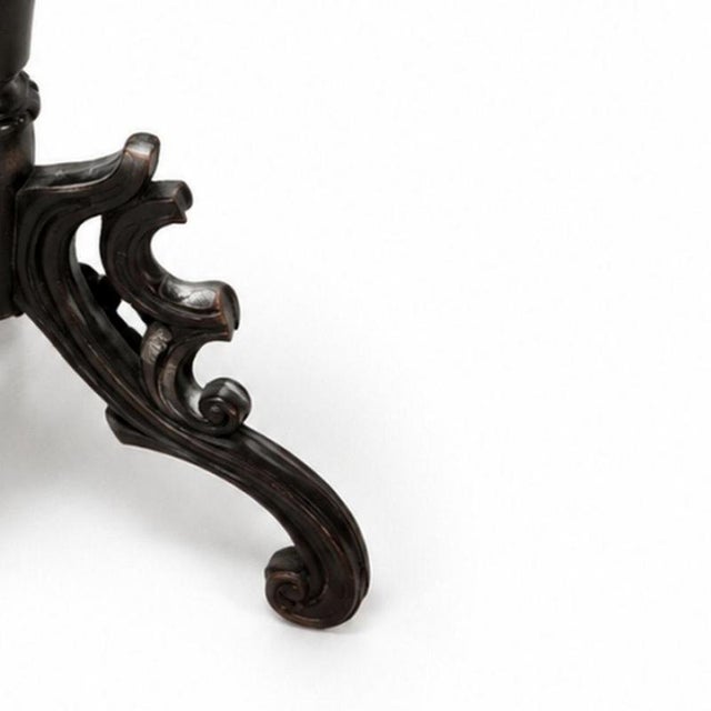 Portuguese Side Table in Chestnut Wood, 19th Century For Sale - Image 5 of 6