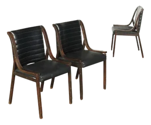 Dining Chairs, 1960s, Set of 3