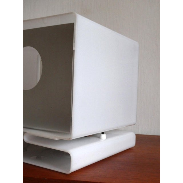 1970s Lamp in Methacrylate and Aluminum from MOINIER Créations, 1970s For Sale - Image 5 of 12