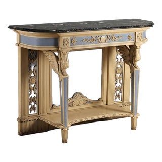 Neoclassical Style Console Table For Sale