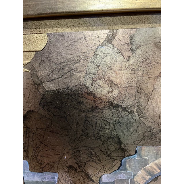 Large Mid Century Hollywood Regency Andrew Kolb Gilt Framed Roman Column Prints For Sale - Image 10 of 11