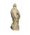 White Antique Wood Sculpture of the Prophet Saint Daniel and the Lion 21.5 For Sale - Image 8 of 8