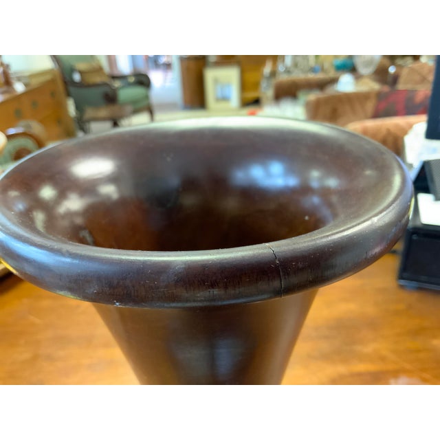 Late 20th Century Wood Urn For Sale In New York - Image 6 of 8