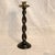 English English Barley Twists Wood & Brass Holder Candle Sticks-Set of 2 For Sale - Image 3 of 11