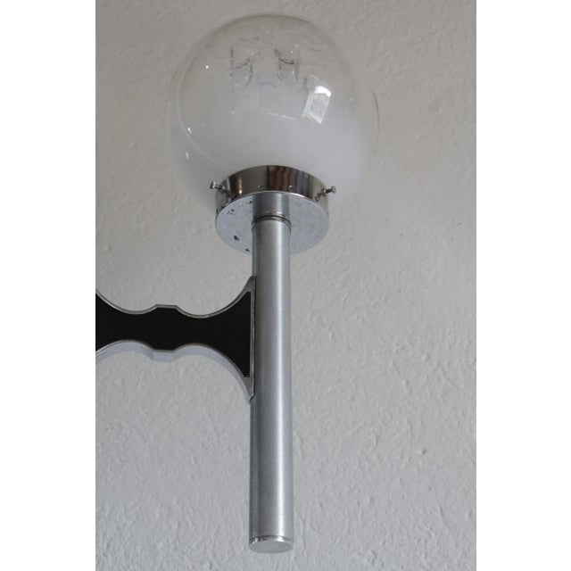 Italian 3-Light Floor Lamp by Gaetano Sciolari for Mazzega, 1970s For Sale - Image 9 of 18