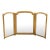 Antique Louis XVI Style Giltwood Tryptic Vanity Table Mirror For Sale