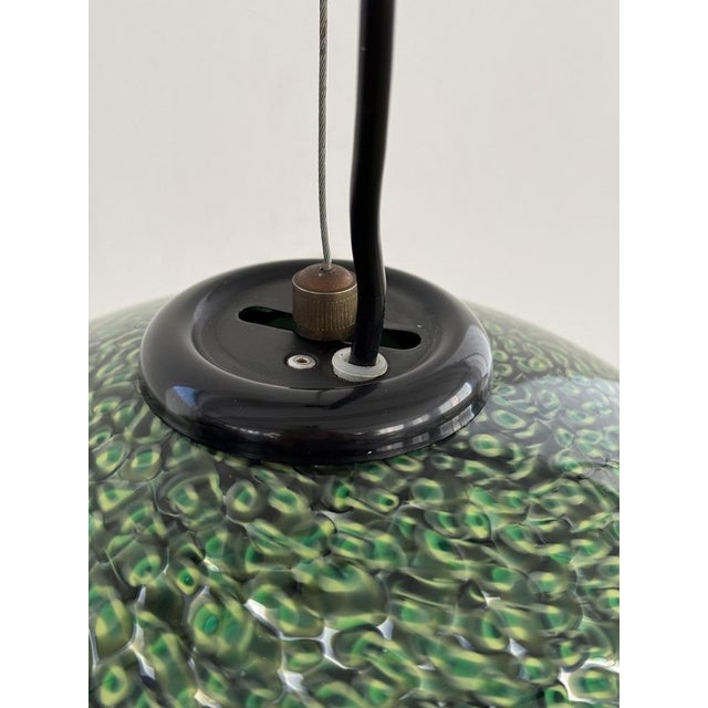 Italian Green Neverrino Pendant Light by Gae Aulenti for Vistosi, 1970s For Sale - Image 11 of 18