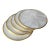 Coastal Capiz Shell Coasters- Set of 5 For Sale