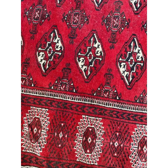 Vintage Bokhara Afghan Rug, 1950s For Sale - Image 6 of 12