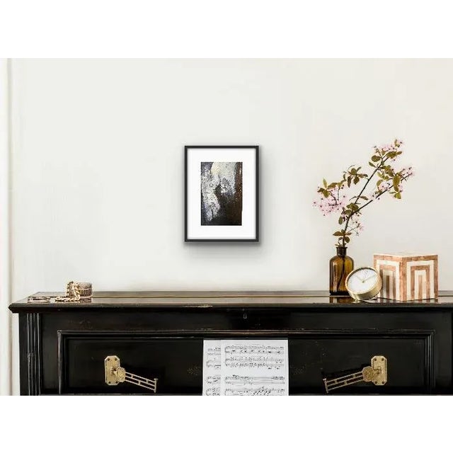 Stephanie Cate Black and White Contemporary Original Painted Abstract on Paper For Sale - Image 4 of 6