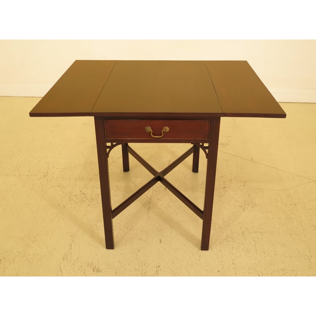 Kittinger Pembroke Chippendale Mahogany Table Chairish