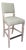 Bernhardt Bar Stool With Light Wood Legs and Pale Green Fabric For Sale
