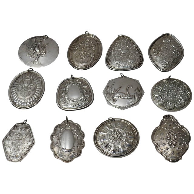 Towle Sterling Silver 12 Days of Christmas Ornaments For Sale