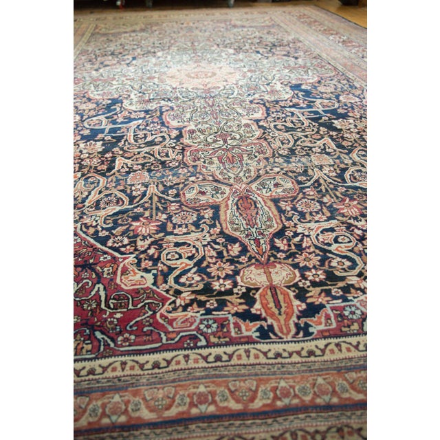 Antique Kermanshah Carpet - 10'9" x 16'3" For Sale - Image 12 of 17