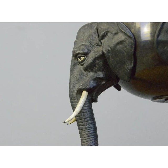 Early 20th Century Elephant Table Lamp For Sale - Image 5 of 10