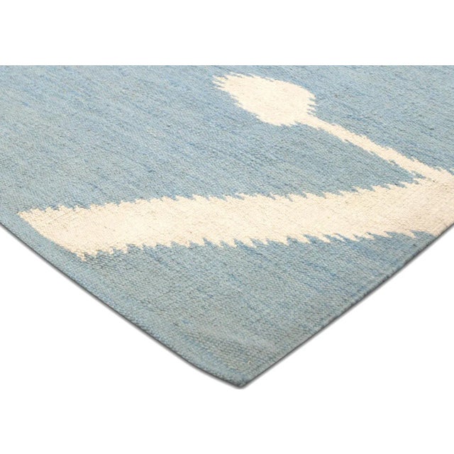 Contemporary Contemporary Ikat Design Kilim For Sale - Image 3 of 5