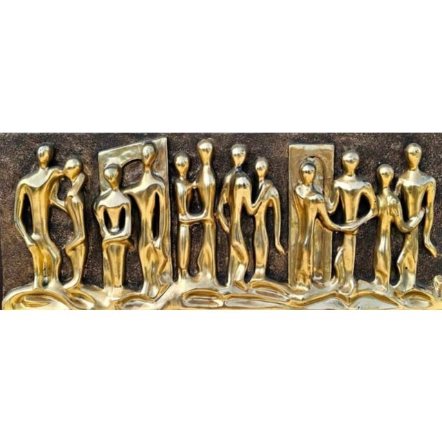 1960s Lovers Huge Brutalist Fiberglass Wall Sculpture Espada for Finesse Originals Mad Men For Sale - Image 11 of 16