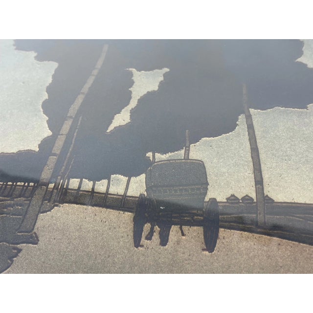 Signed Bernard Boutet De Monvel "La Carriole" 1912 Art Deco Etching Early #50/200 For Sale - Image 10 of 12