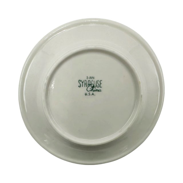 White Vintage the University Club Nyc Plate Ceramic, New York For Sale - Image 8 of 12