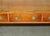 Vintage Military Campaign Burr Yew Wood and Brass 3-Drawer Coffee Table from Bradley For Sale - Image 5 of 18