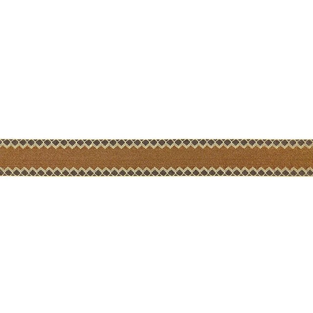 With its exquisite weave of metallic yarns and delicate zigzag edge, this trim is elegant and understated. A stylish,...