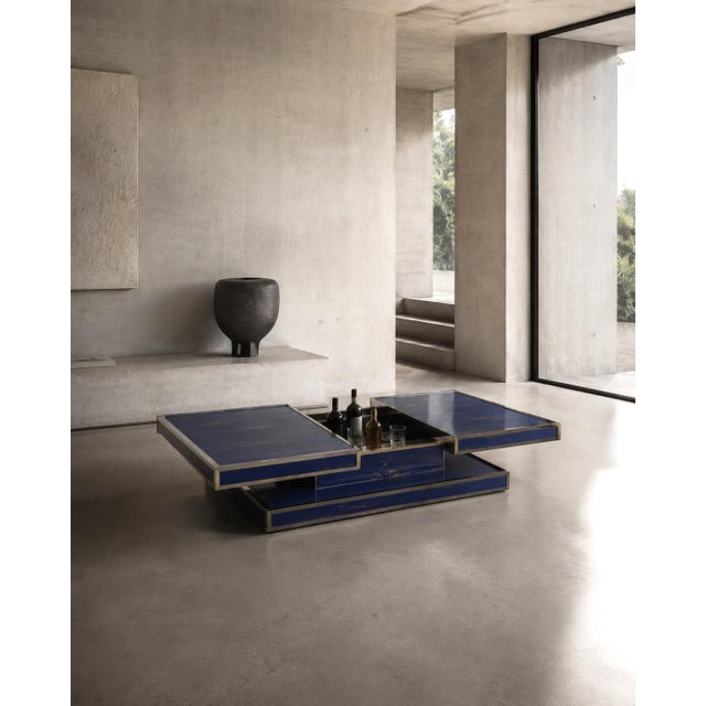 Modern Vintage Bar Coffee Table, 1980s For Sale - Image 3 of 10