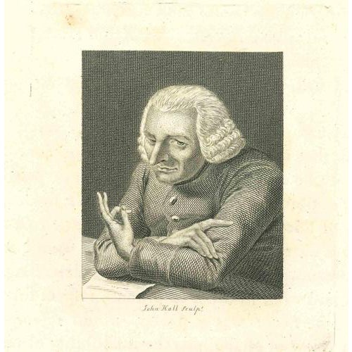 John Hall 3, Portrait of a Man Old Masters, 1810, Etching on Paper For Sale