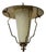 Mid-Century Scandinavian Pendant Lamp in Brass and Glass, Sweden, 1950s For Sale