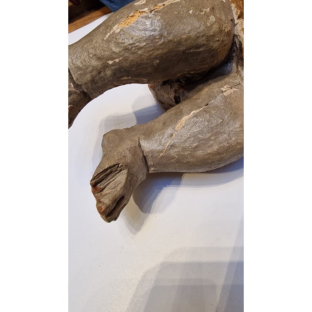 Baroque Polychrome Cherub, 18th Century, Walnut For Sale - Image 3 of 15