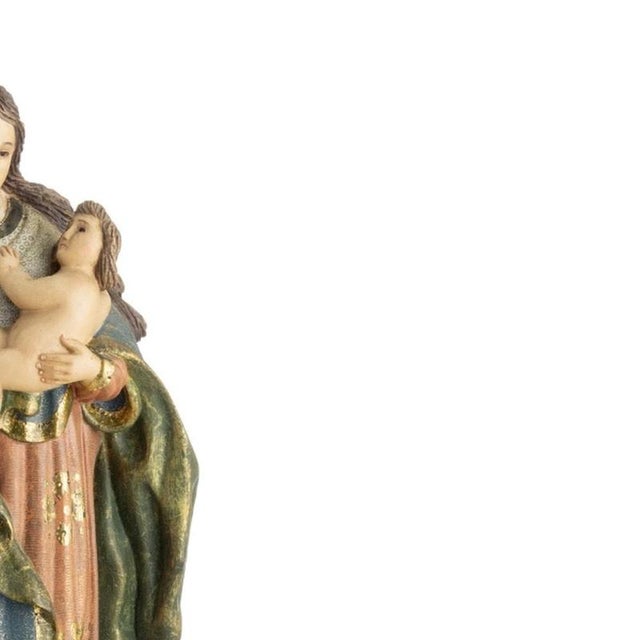 Sacred Art Our Lady of the Conception, 1800s For Sale - Image 4 of 6