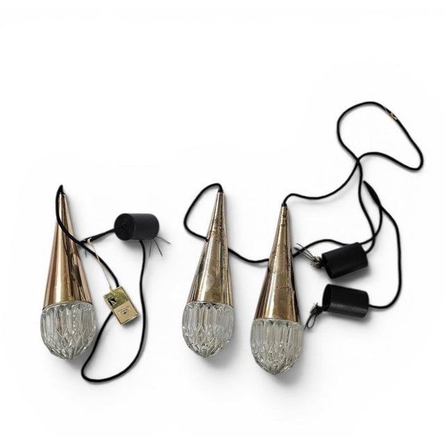 Vintage Cone Pendant Lamps from Kaiser Leuchten, 1970s, Set of 3 For Sale - Image 5 of 9