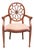 Vintage Spider Back Regency / Hepplewhite Style Chair For Sale