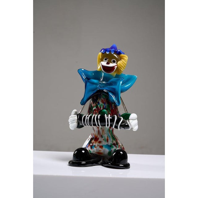 Mid-Century Murano Glass Clowns Figurines, 1950s, Set of 5 For Sale - Image 16 of 18