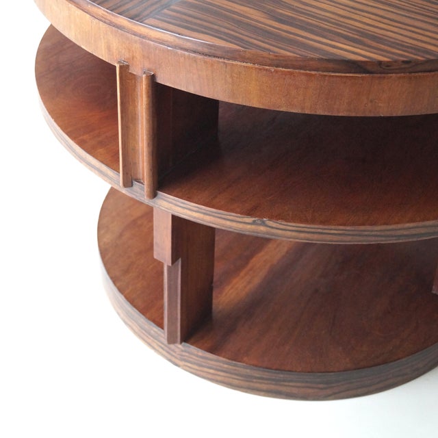 Dutch Amsterdam School Art Deco Table with Macassar Top, 1920s For Sale - Image 15 of 18