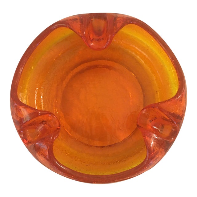 1960s Viking Glass Company Ashtray For Sale