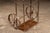 Metal Antique Industrial Cylinder Cart With Chain Retainer For Sale - Image 7 of 9